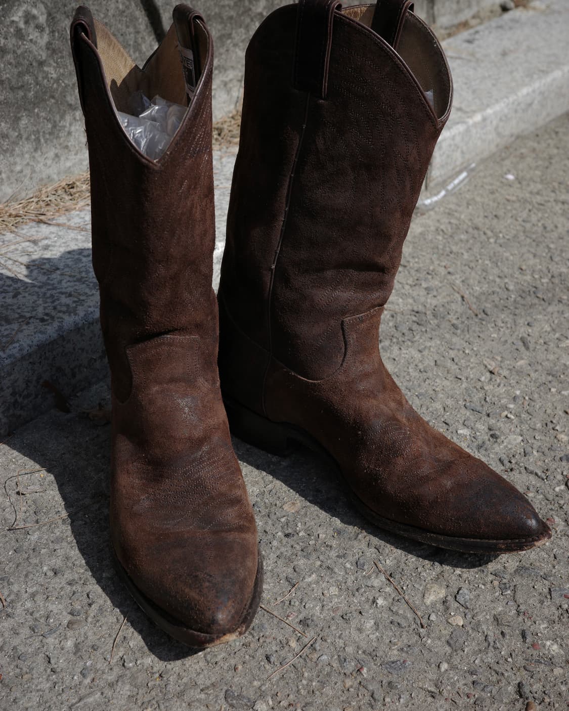 빈티지 frye 스웨이드 웨스턴 부츠 상품이미지2