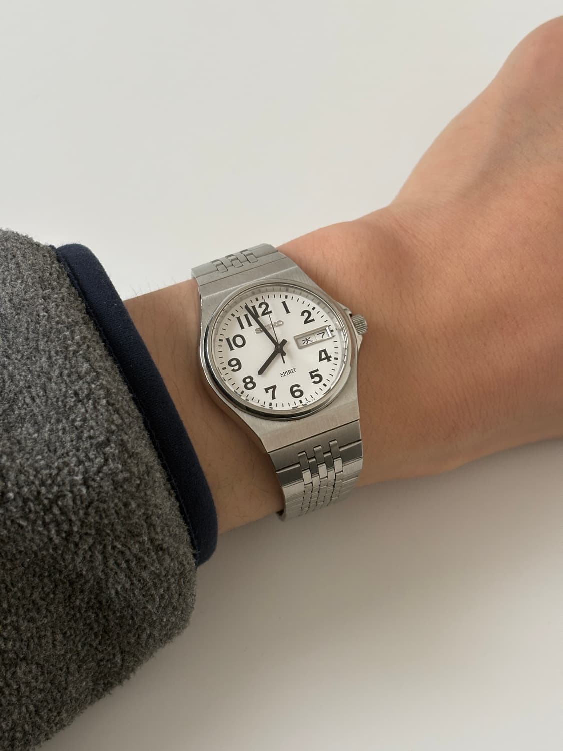 1990s Spirit Arabic Index Silver Quartz  상품이미지9