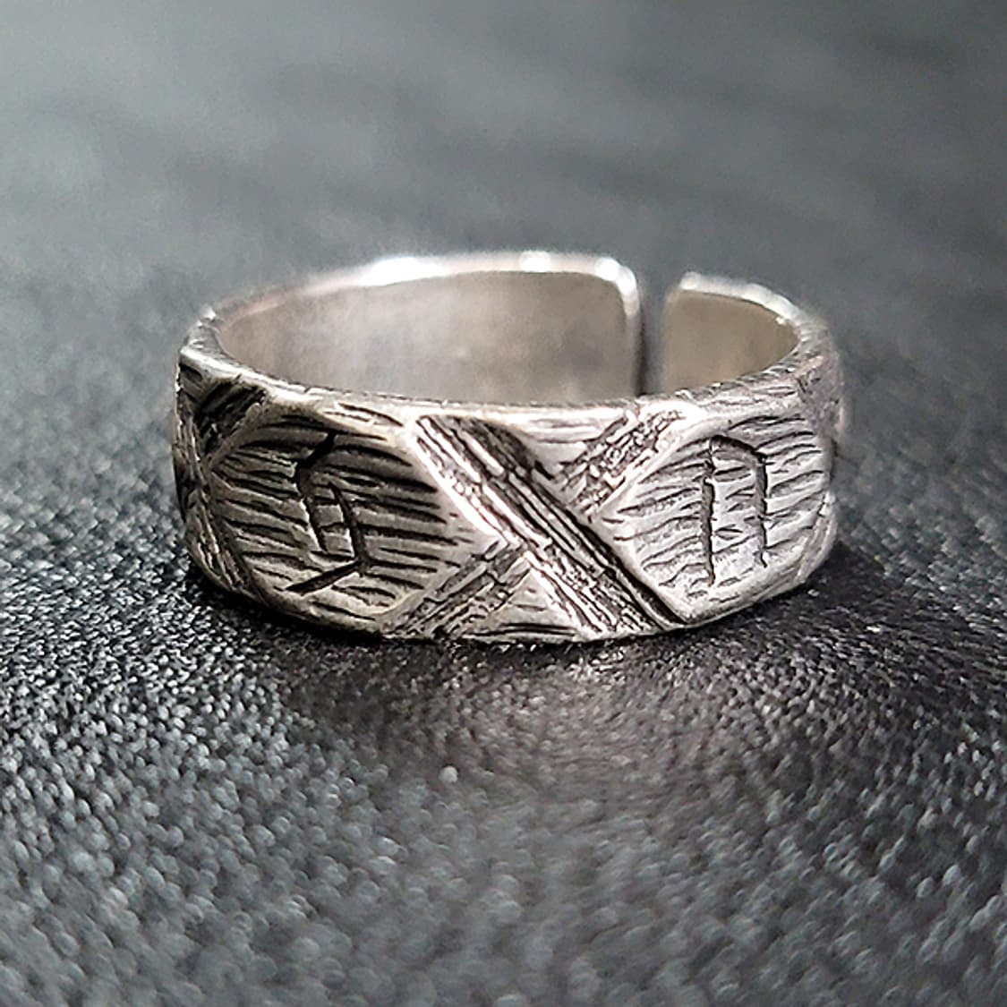 Skarn 실버 남자 엔틱 빈티지 명품 북유럽 바이킹 반지 상품이미지3