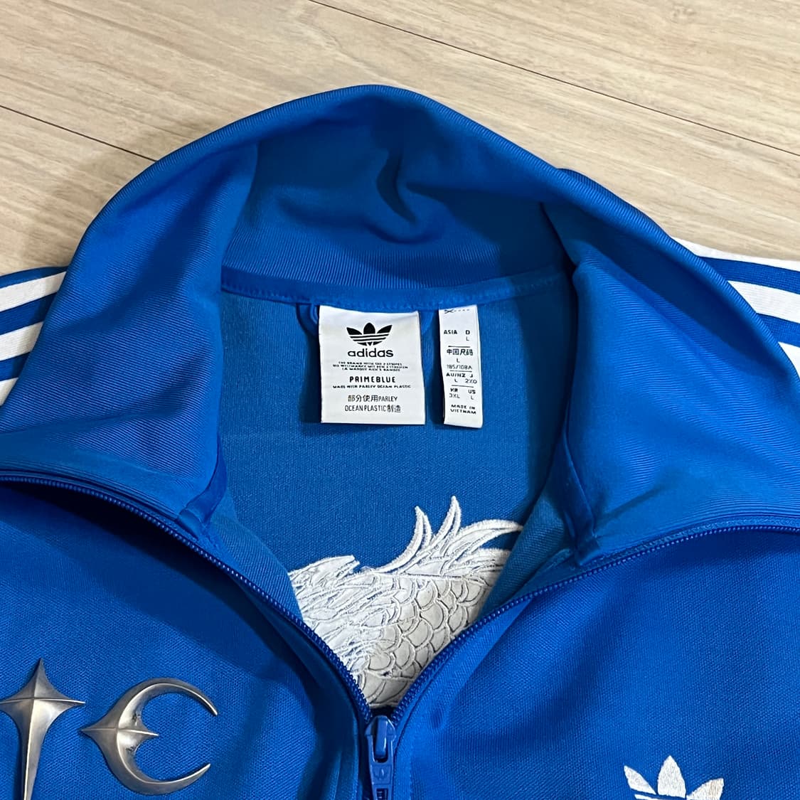 급처 떠그클럽 아디다스 져지 블루 100~105사이즈 상품이미지3