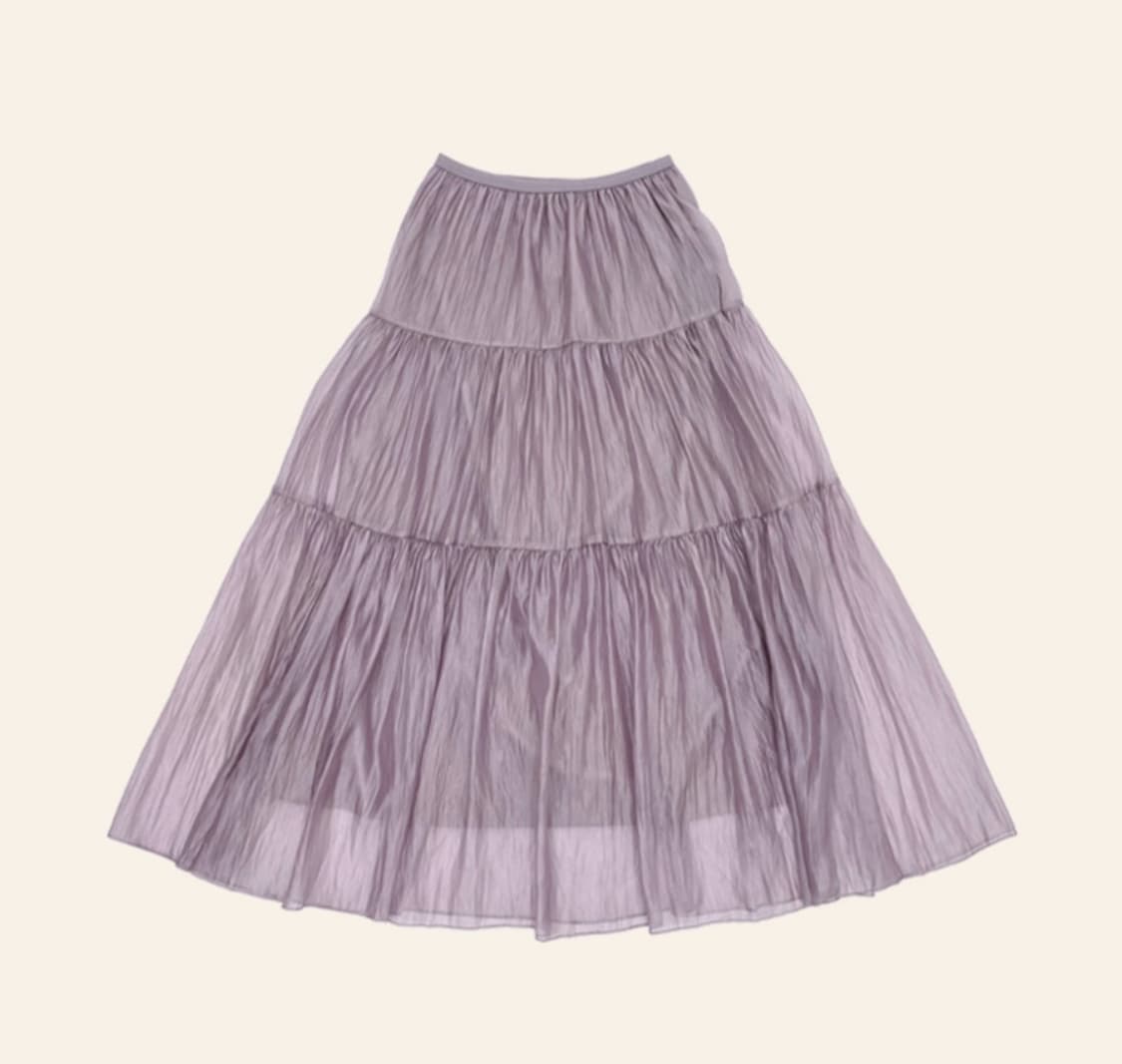 팩더널드 문릿 글로우 롱 스커트 퍼플색상  상품이미지1