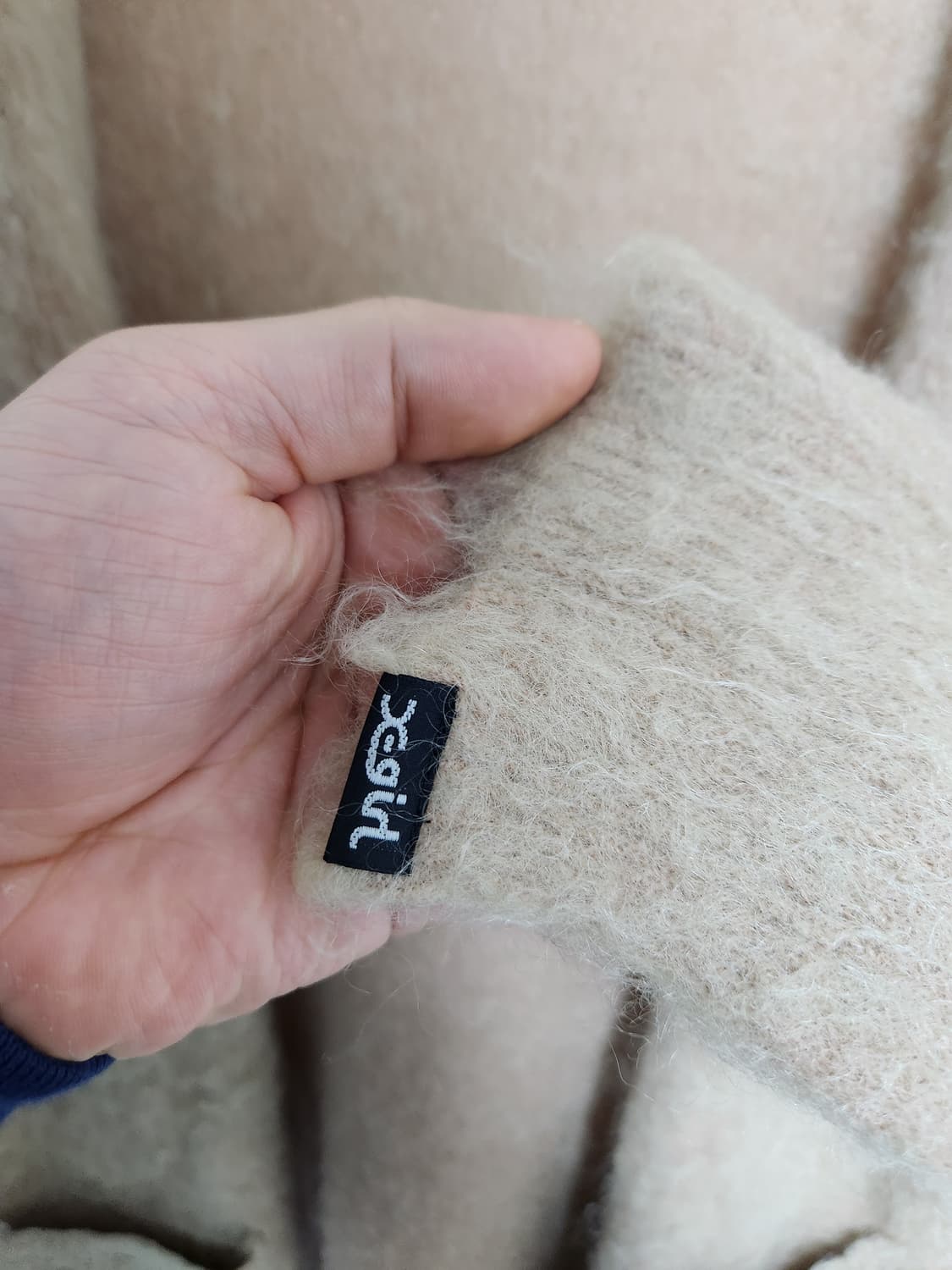 엑스걸x-girl 울 니트 롱 가디건 M - K48 상품이미지5