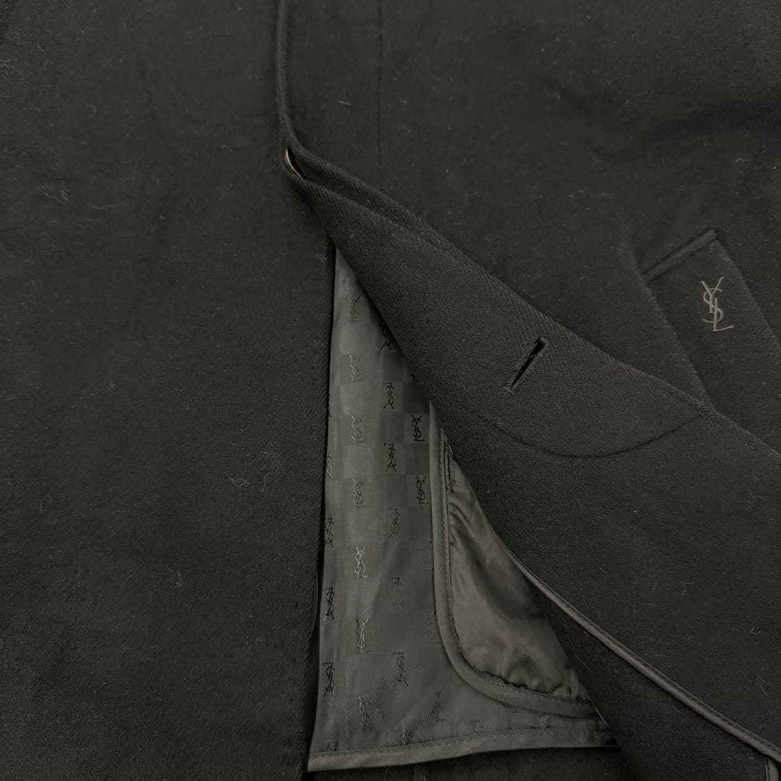 [정품/100] YSL 입생로랑 캐시미어 블렌드 싱글 코트 상품이미지8