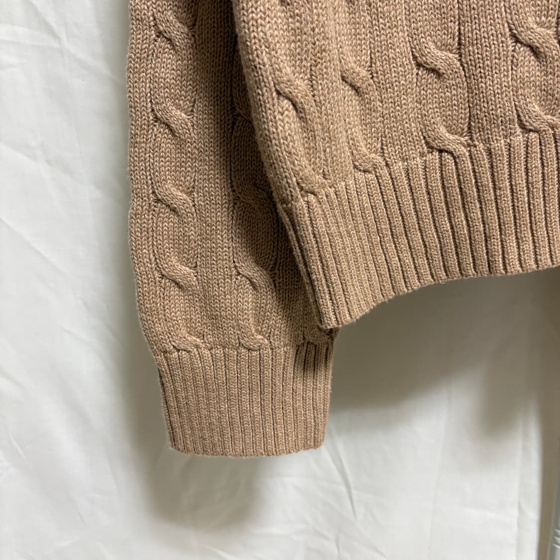 폴로 랄프로렌 케이블 니트 / 베이지, XL 상품이미지6