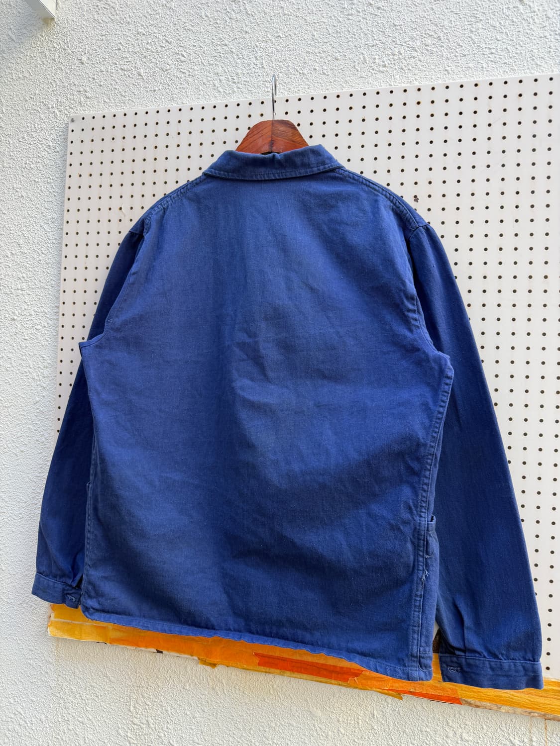 1970s FADED INDIGO BLUE 4 POCKET 프렌치워크자켓 상품이미지10