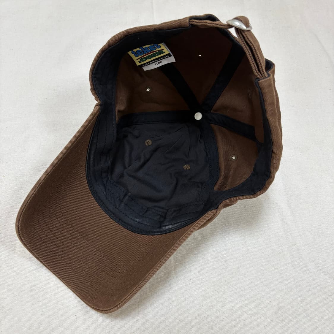 테켓 볼캡 모자 브라운 상품이미지2