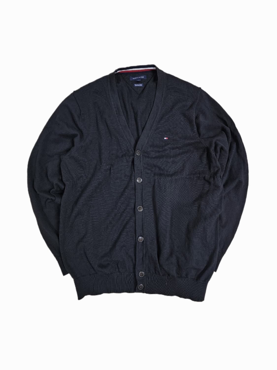[XXL] 타미힐피거 네이비 코튼 니트 가디건 상품이미지1
