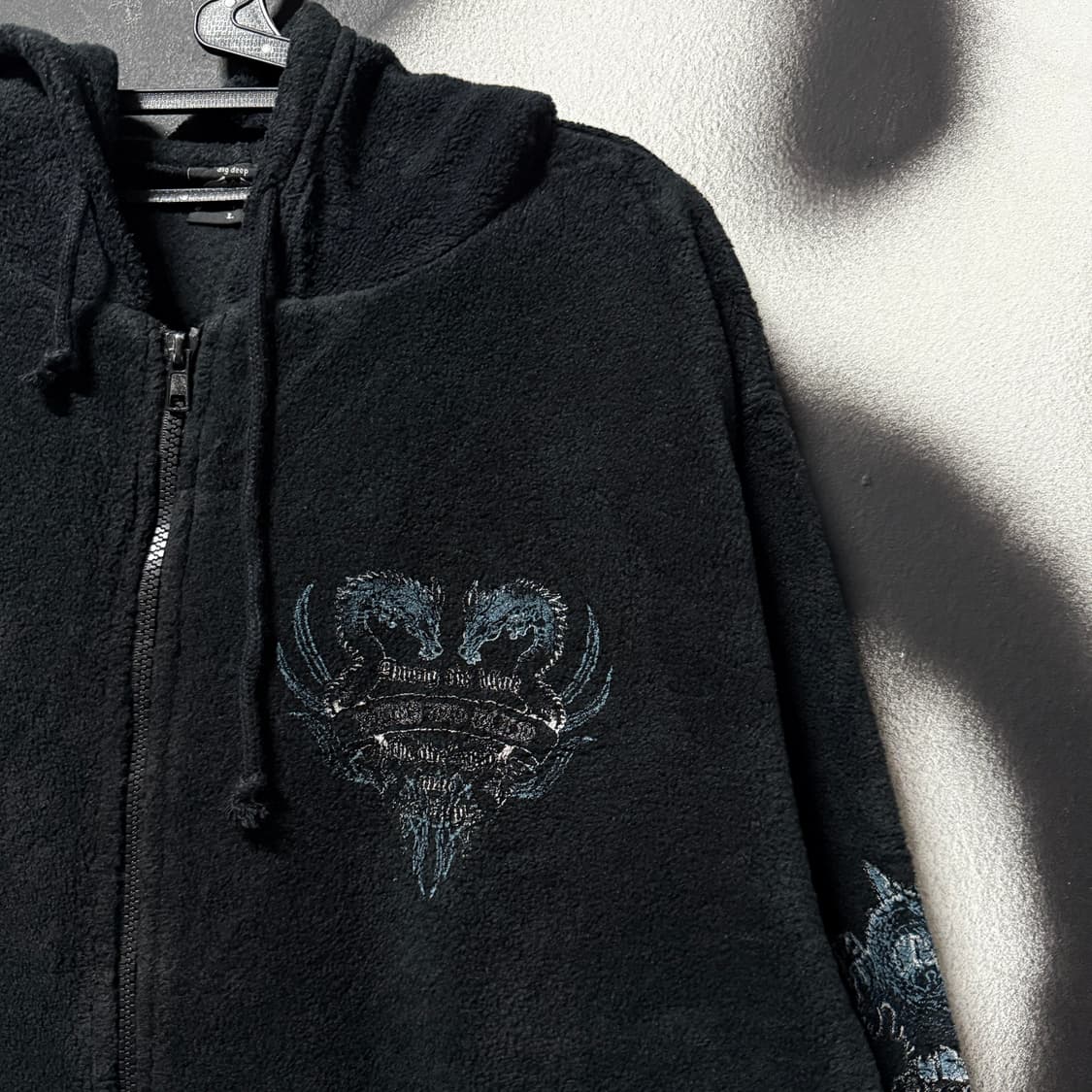 Dig Deep 디그 딥 이태리 원단 풀 프린팅 펑크 집업 후디 상품이미지3