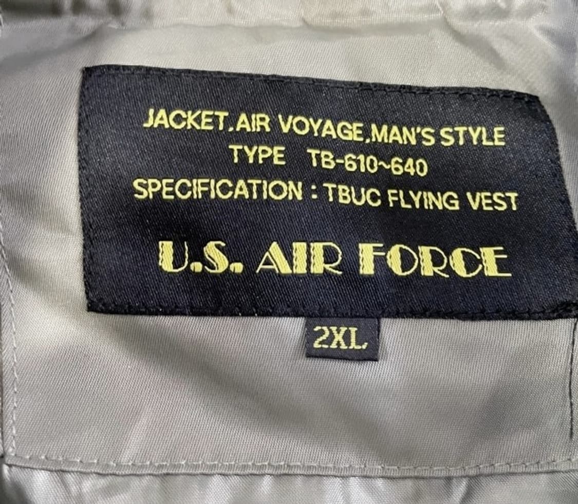 U.S. Air Force 항공 베스트 조끼 105~110 상품이미지5