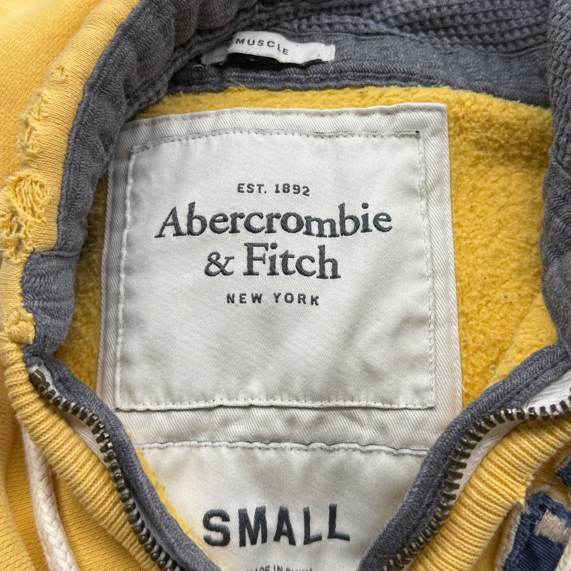 아베크롬비 옐로우 후드집업 상품이미지5