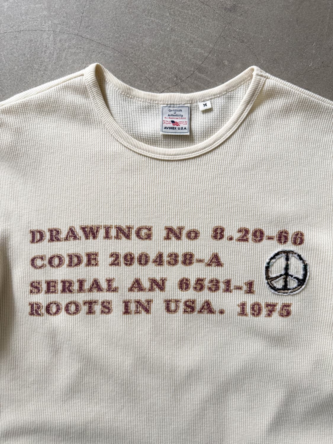 Avirex U.S.A 1975 Thermal Long Sleeve 상품이미지3