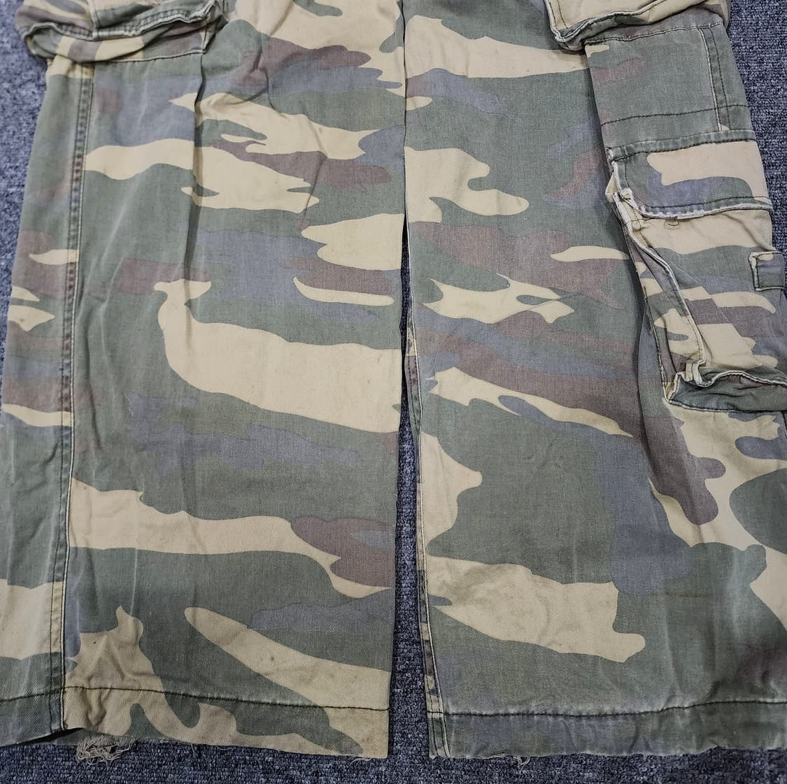 KUZI 71 쿠지71 빈티지 카모플라쥬 카모 카고 팬츠 바지 34 상품이미지6
