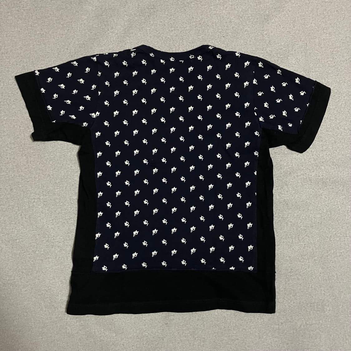 [XS] 꼼데가르송 플라워 레이어드 도킹 티셔츠 상품이미지2