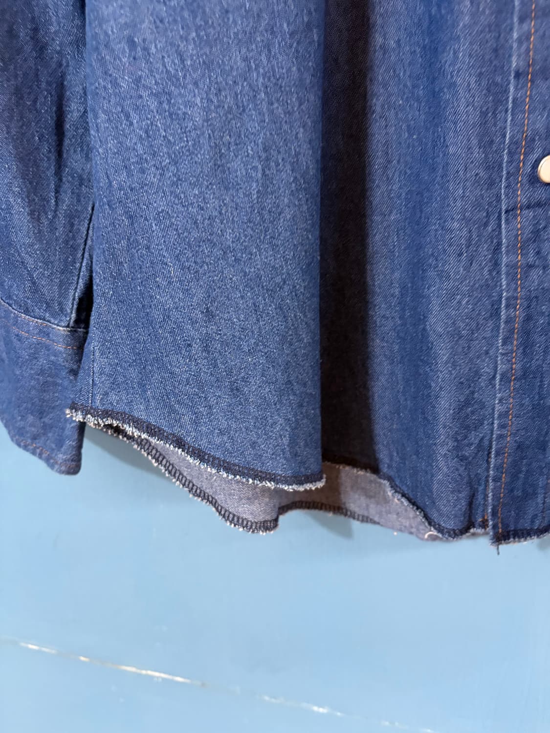 00‘s Wrangler Denim Western Shirt. 상품이미지8