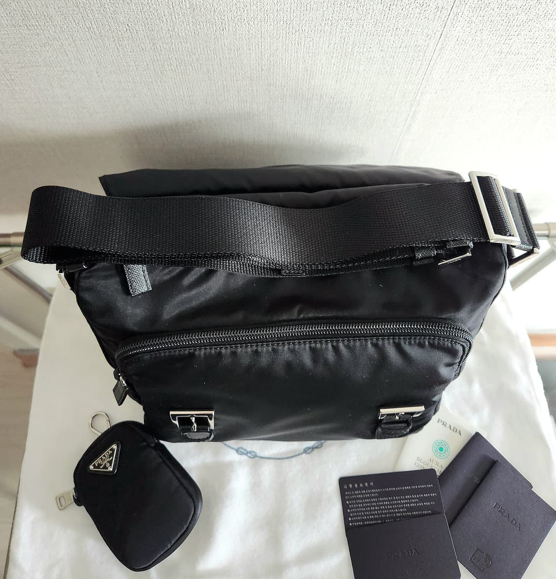 [새상품]급매 프라다 리나일론 숄더백 크로스백 1BD953 상품이미지5