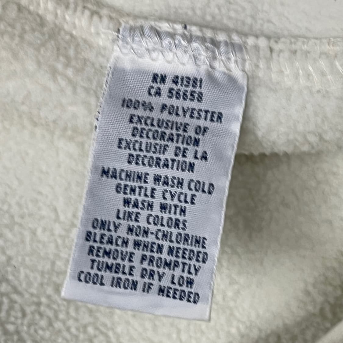 [정품/M] 폴로 랄프로렌 화이트 후리스 조끼 b15 상품이미지5