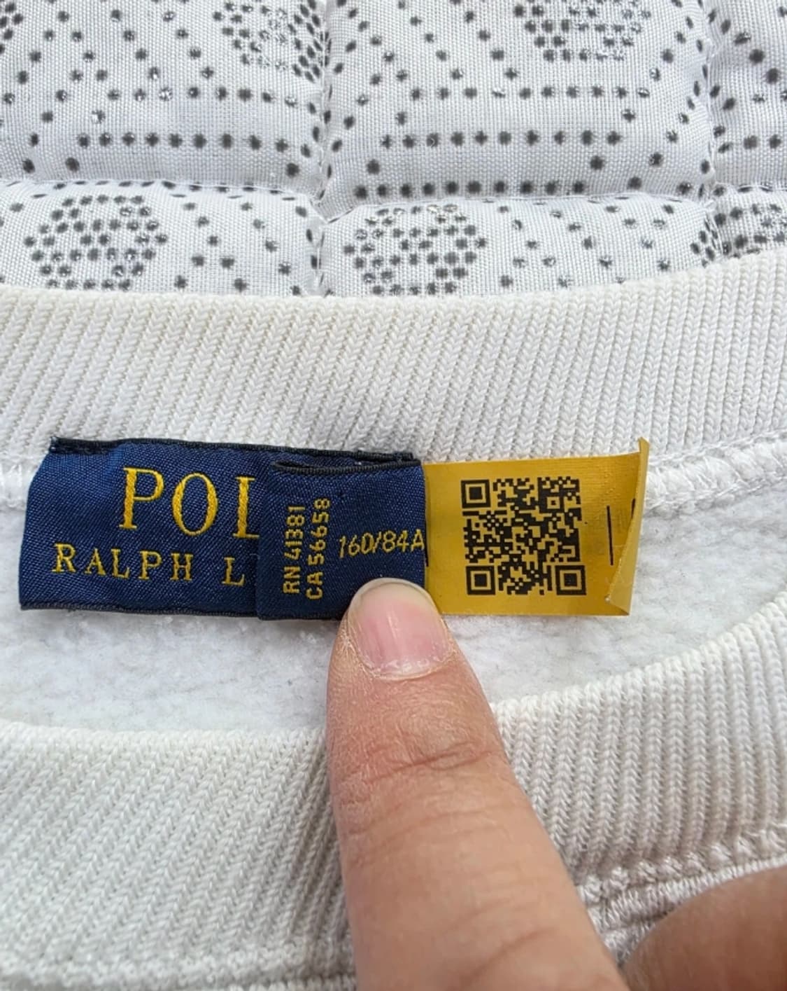 정품 폴로 랄프로렌 화이트 맨투맨 ~55 상품이미지7