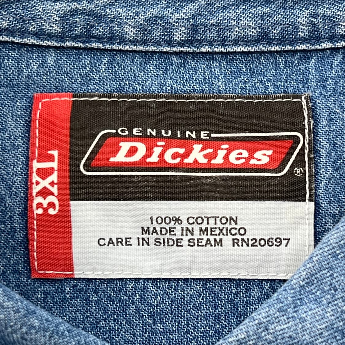 디키즈 워크 데님셔츠 r3400 상품이미지7