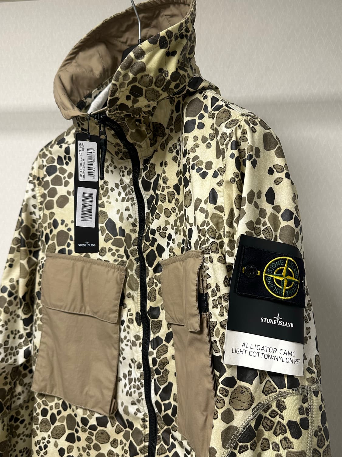 스톤아일랜드 엘리게이터 카모 나일론 자켓 M(105) 새상품 상품이미지2