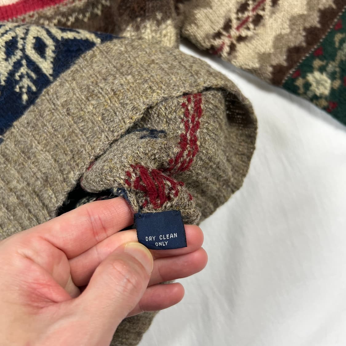 90‘s 폴로랄프로렌 패치워크 스키맨 니트 스웨터 상품이미지9