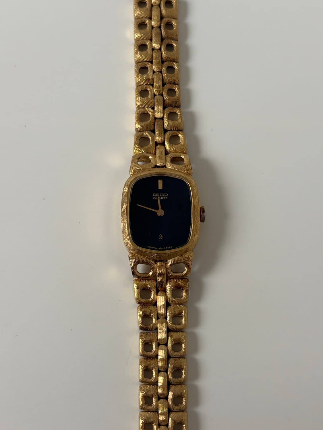 1970s Gold Square Bracelet Ladies Quartz 상품이미지4