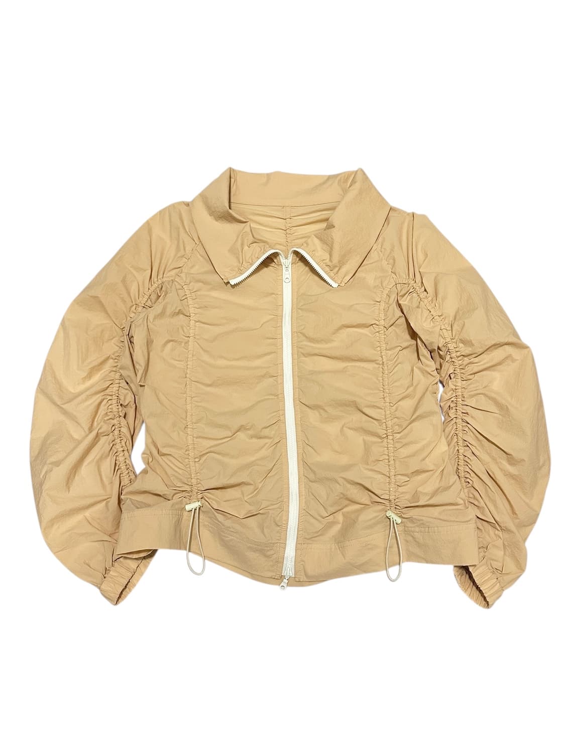 Trunk 히로코 코시노 셔링 집업 상품이미지1