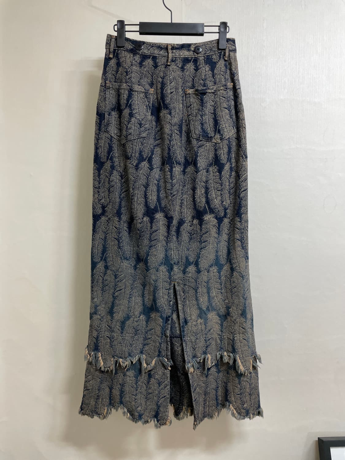 캐피탈 12oz 깃털 데님 멜빵 스커트 KAPITAL 상품이미지5