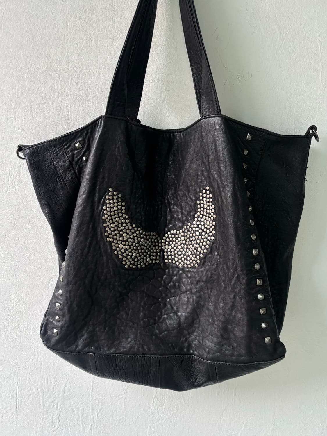 이탈리안 레더 스터드 숄더백 상품이미지6