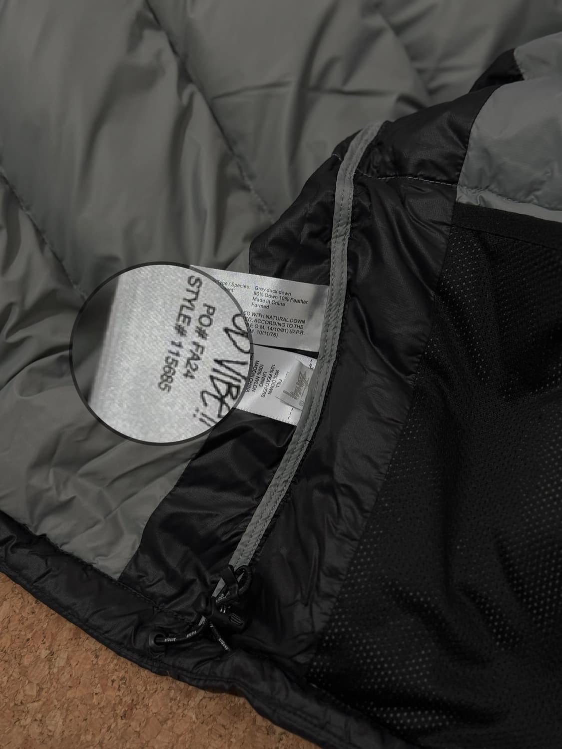 스투시 마이크로 립스탑 다운 파카 제트 블랙 상품이미지6