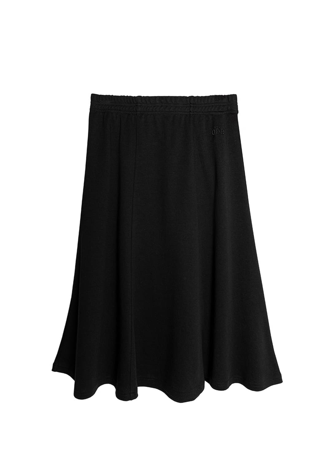 우화 LILI FLARE SK BLACK 스커트 치마 블랙 검정 롱 상품이미지3