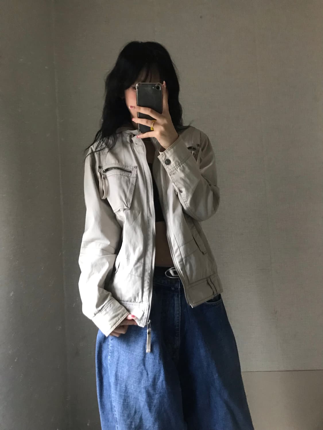 UGIZ 아이보리 후드 자켓 상품이미지4