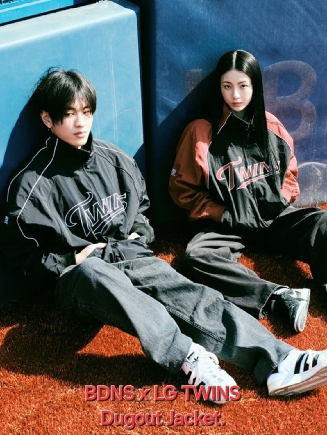 [2XL]엘지트윈스 x 빠더너스 더그아웃 자켓 블랙 버전1 상품이미지1