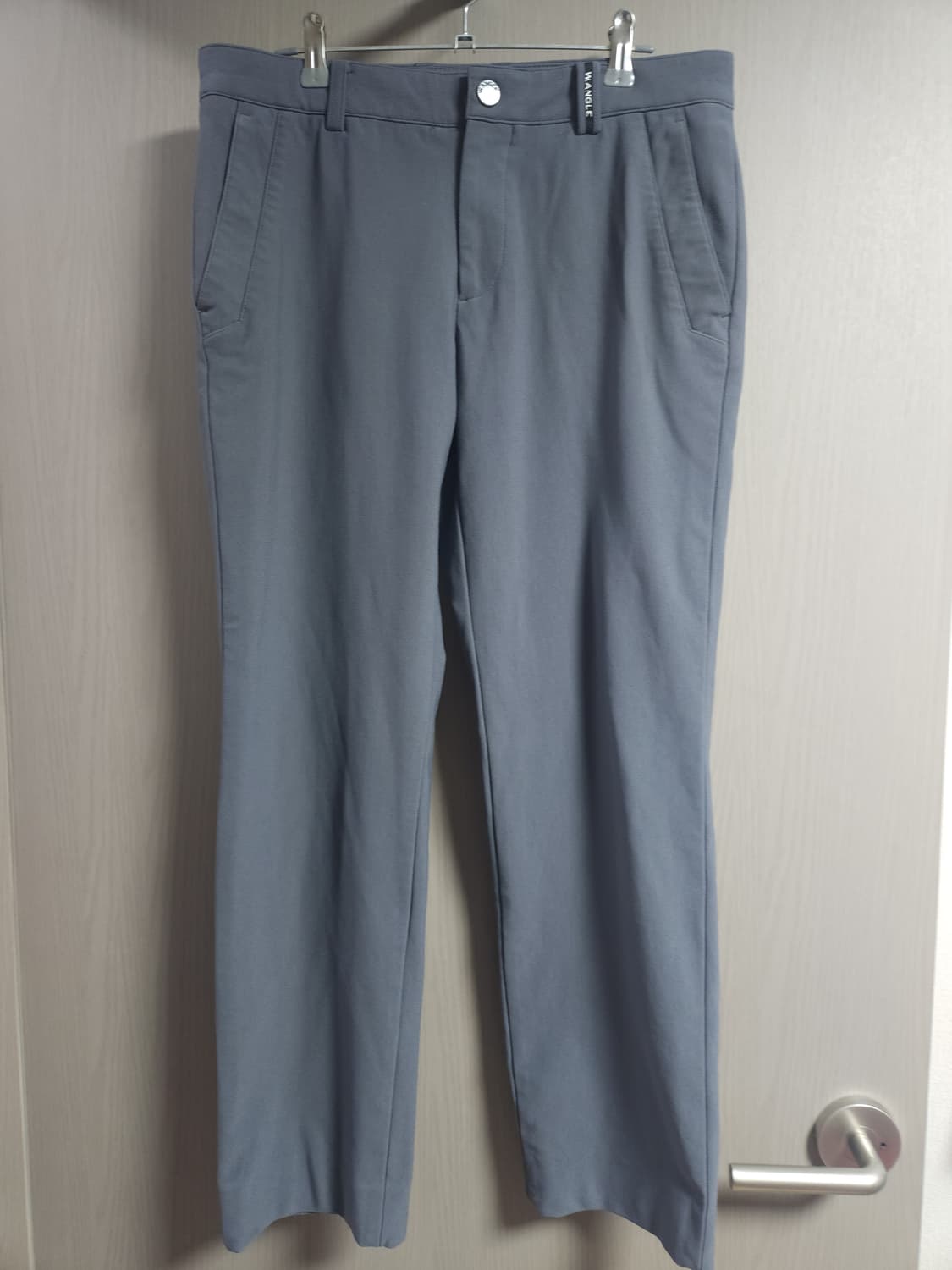 와이드앵글 피치기모 슬랙스 팬츠, 30~32 상품이미지1