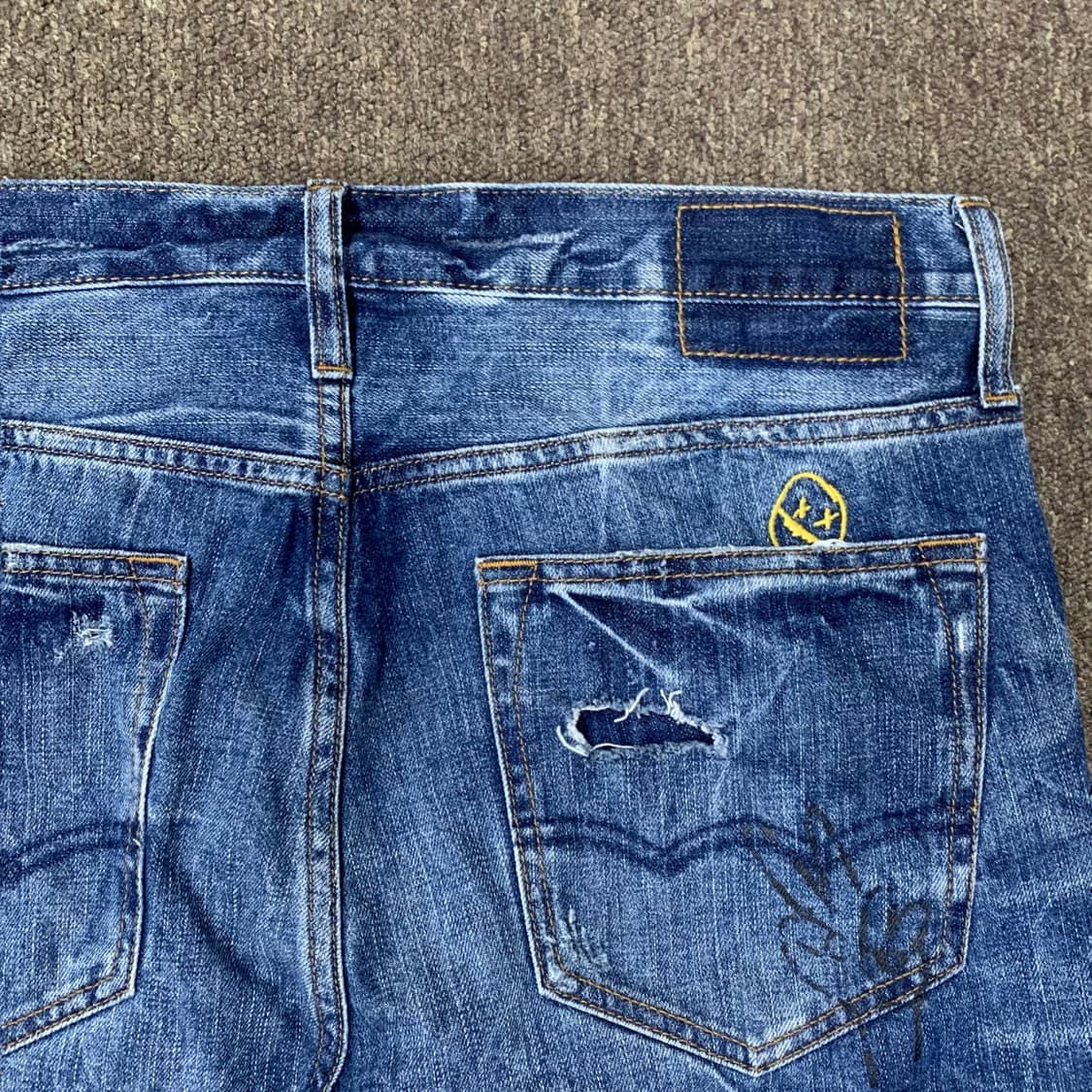 [34] 아메리칸 이글 두들링 디스트레스드 데님팬츠 상품이미지1