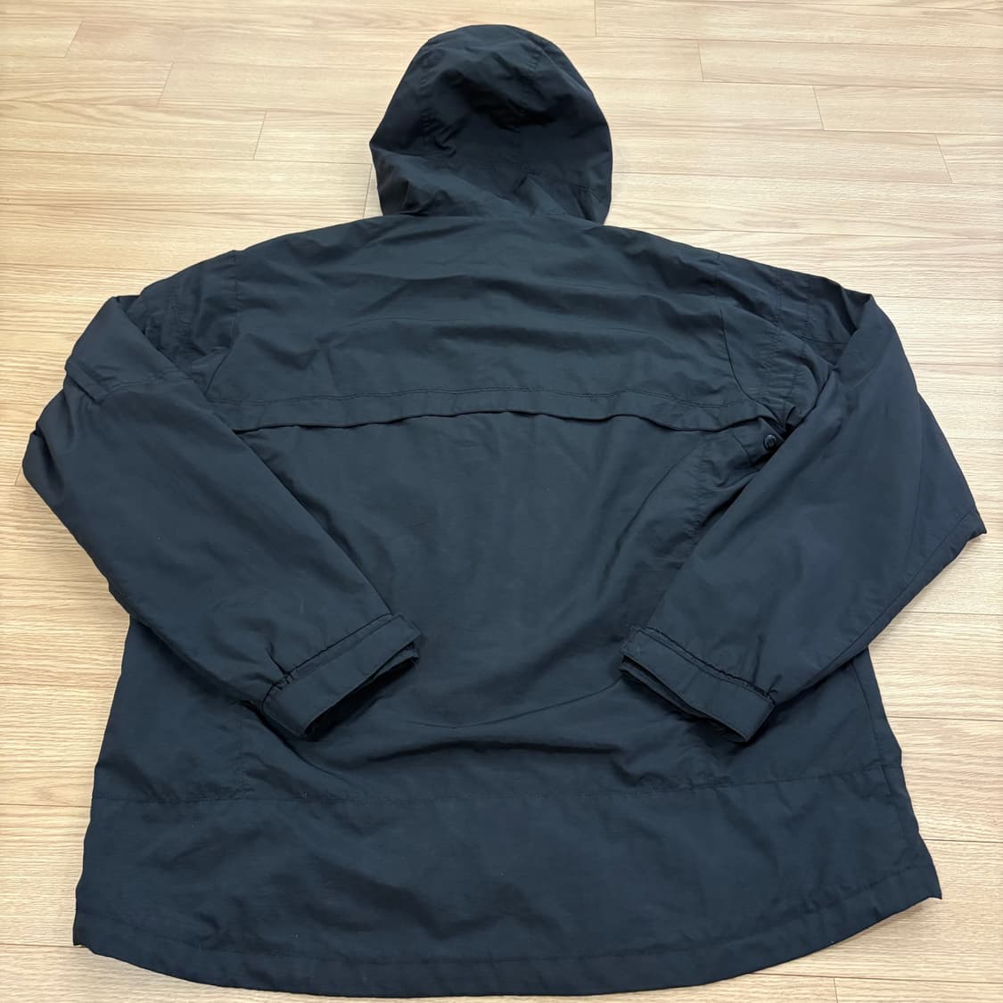 DOHC 블랙 후드 바람막이 점퍼 XL 상품이미지6