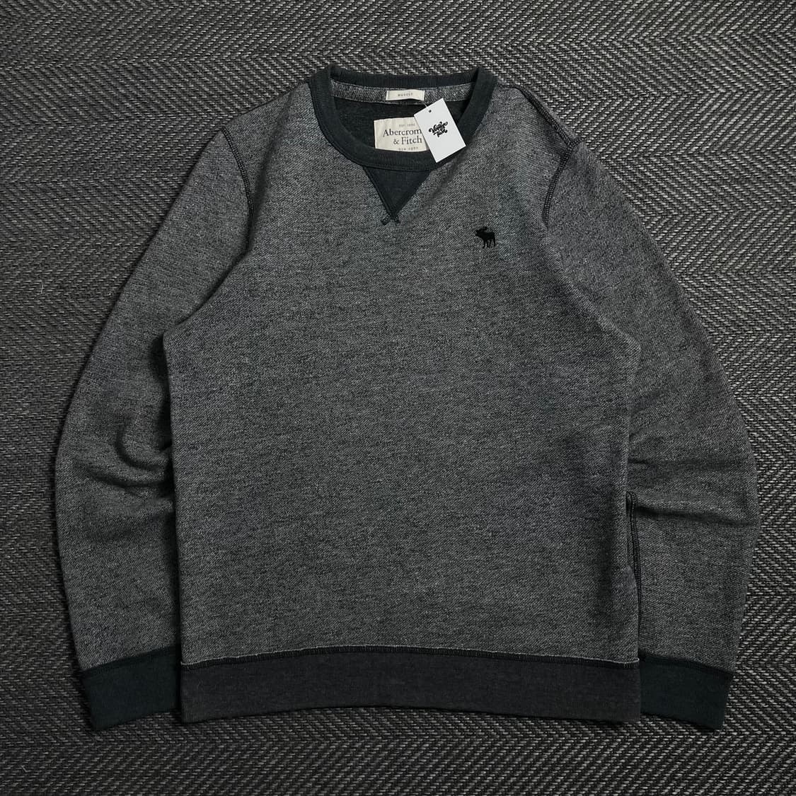 아베크롬비 y2k 디테일 크루넥 스웻 셔츠o 4030 상품이미지1