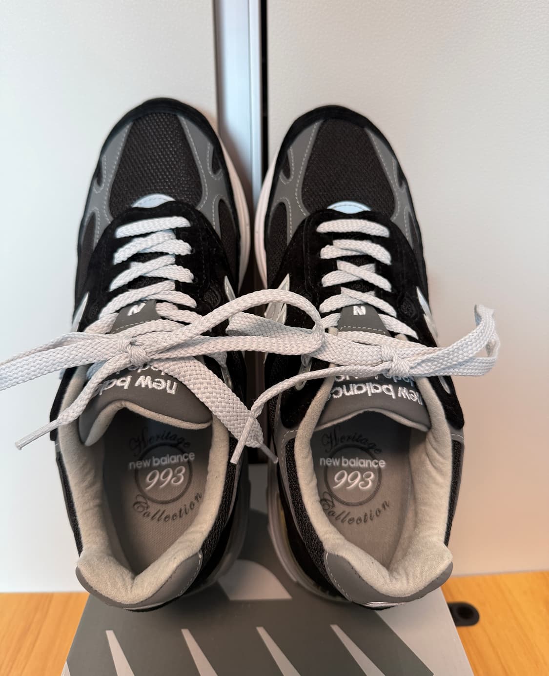 뉴발란스 993 블랙 270 (뉴코탭, 시착만 새상품) 상품이미지9