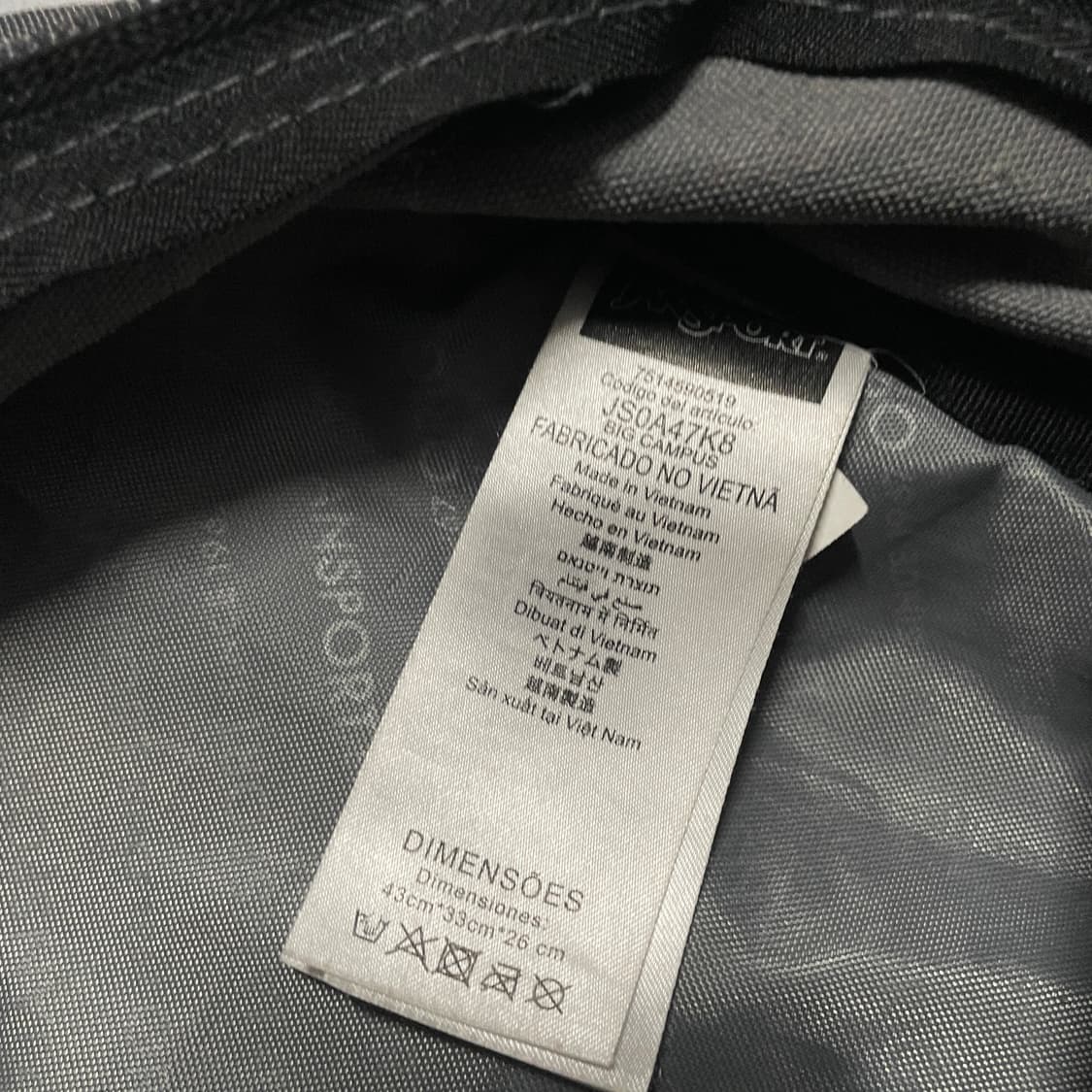 팔로워 특가 잔스포츠 빅 캠퍼스 그레이 백팩 가방 상품이미지7