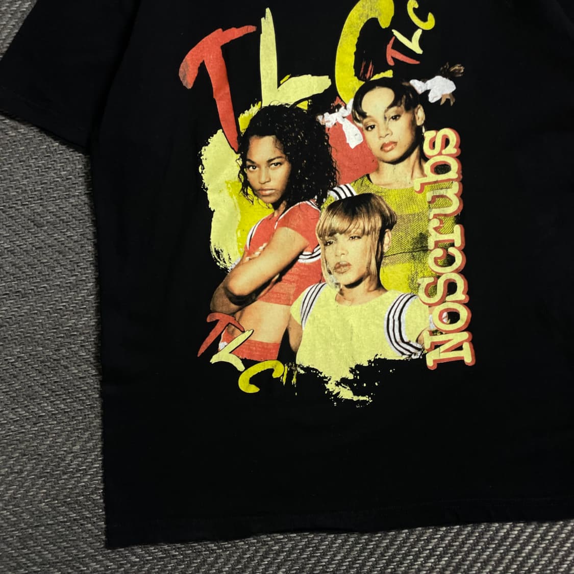 USA 빈티지 TLC 힙합 프린팅 반팔 티셔츠o 4730 상품이미지2