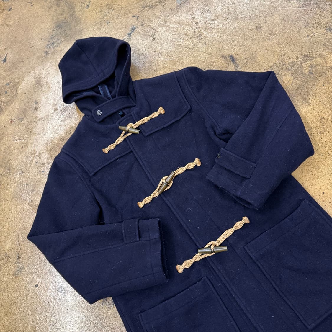 폴로 랄프로렌 네이비 후드 모자 떡볶이 코트  상품이미지1