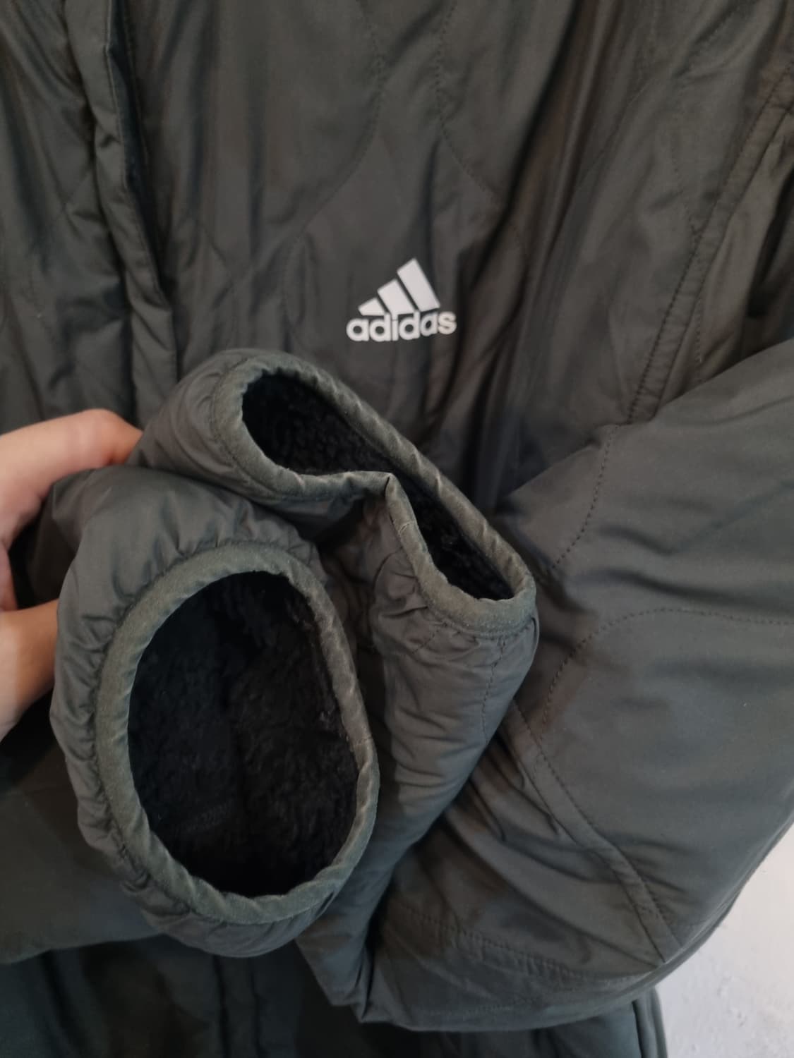 아디다스 리버시블 퀼팅 후리스 점퍼 2XL 상품이미지7