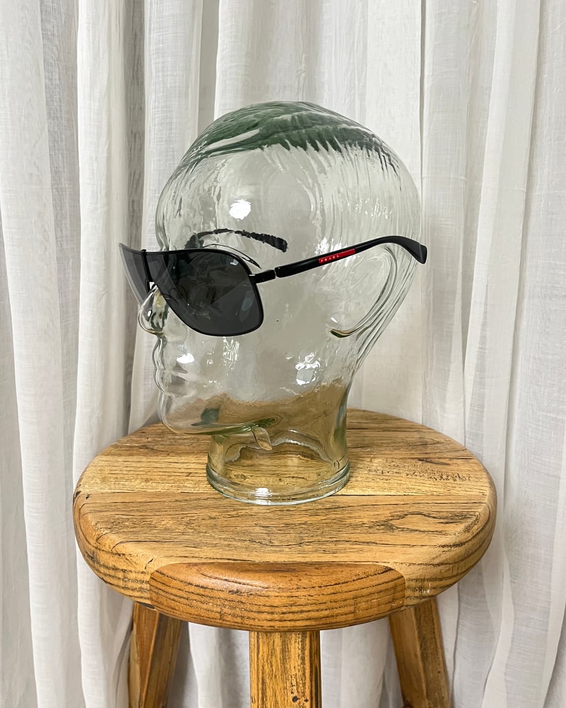 프라다 르네로사 쉴드 선글라스 prada스포츠 visor 상품이미지9