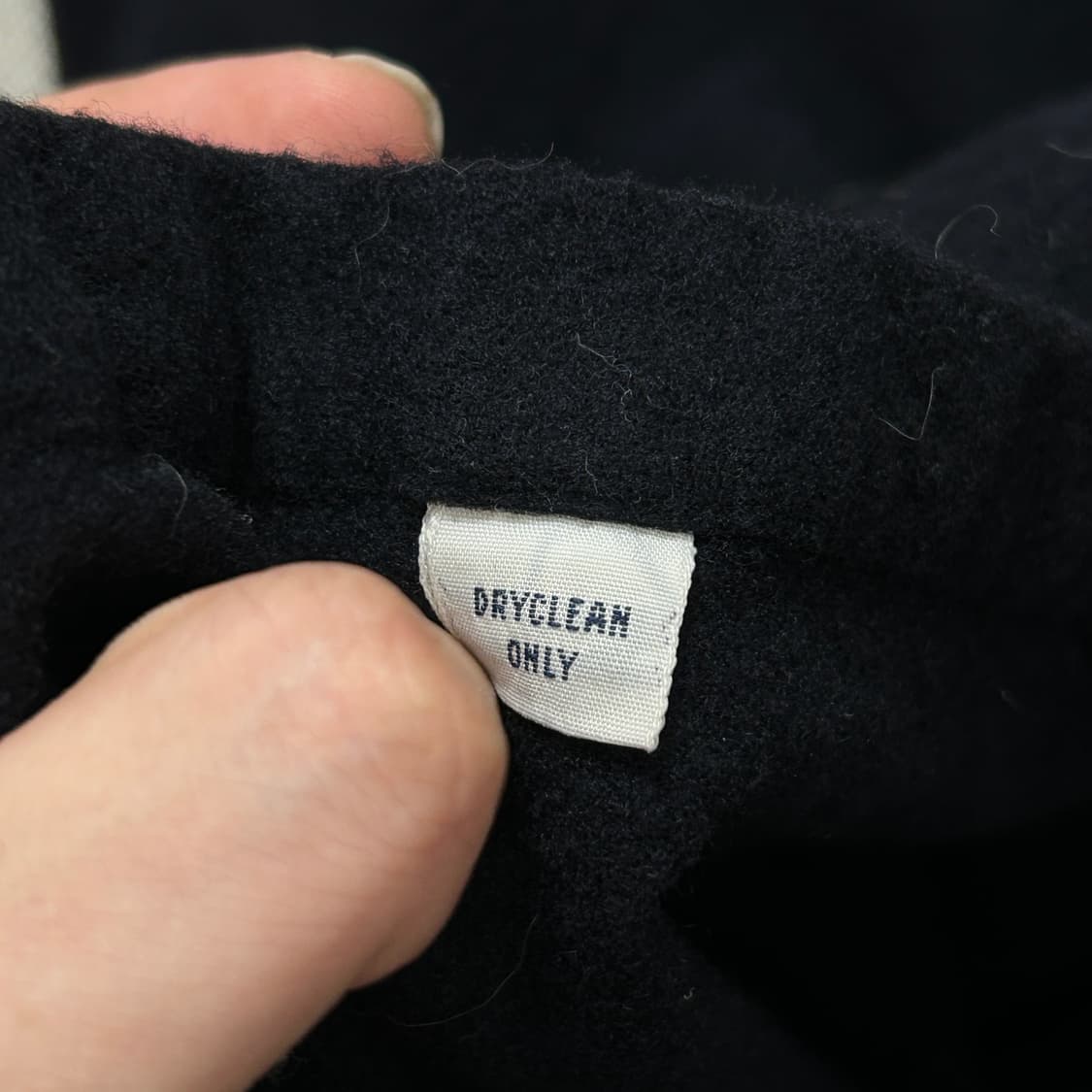 폴로 블랙 블레이크 울 셔츠(L) 상품이미지3