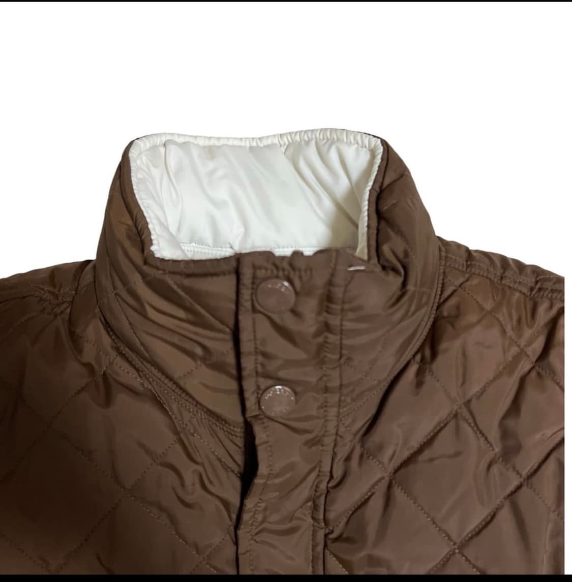 아디다스 브라운 화이트 퀄팅 양면조끼 상품이미지2