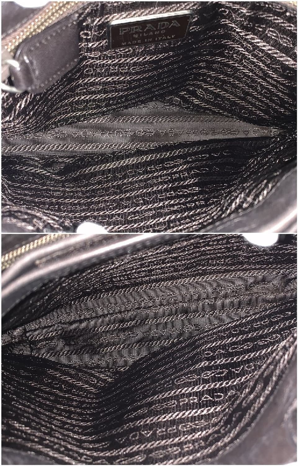 프라다 아카이브 레더 스퀘어엠보싱 토트백 상품이미지5