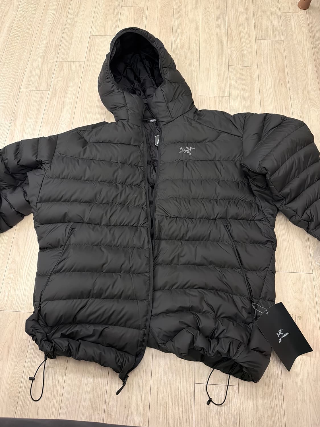 아크테릭스 세륨 후디 블랙 XL 새상품 상품이미지2