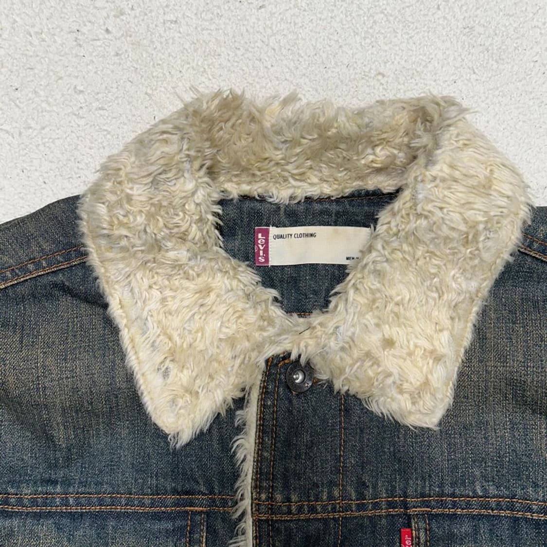 리바이스 쉐르파 안감 데님 트리거 재킷 M 95 상품이미지4