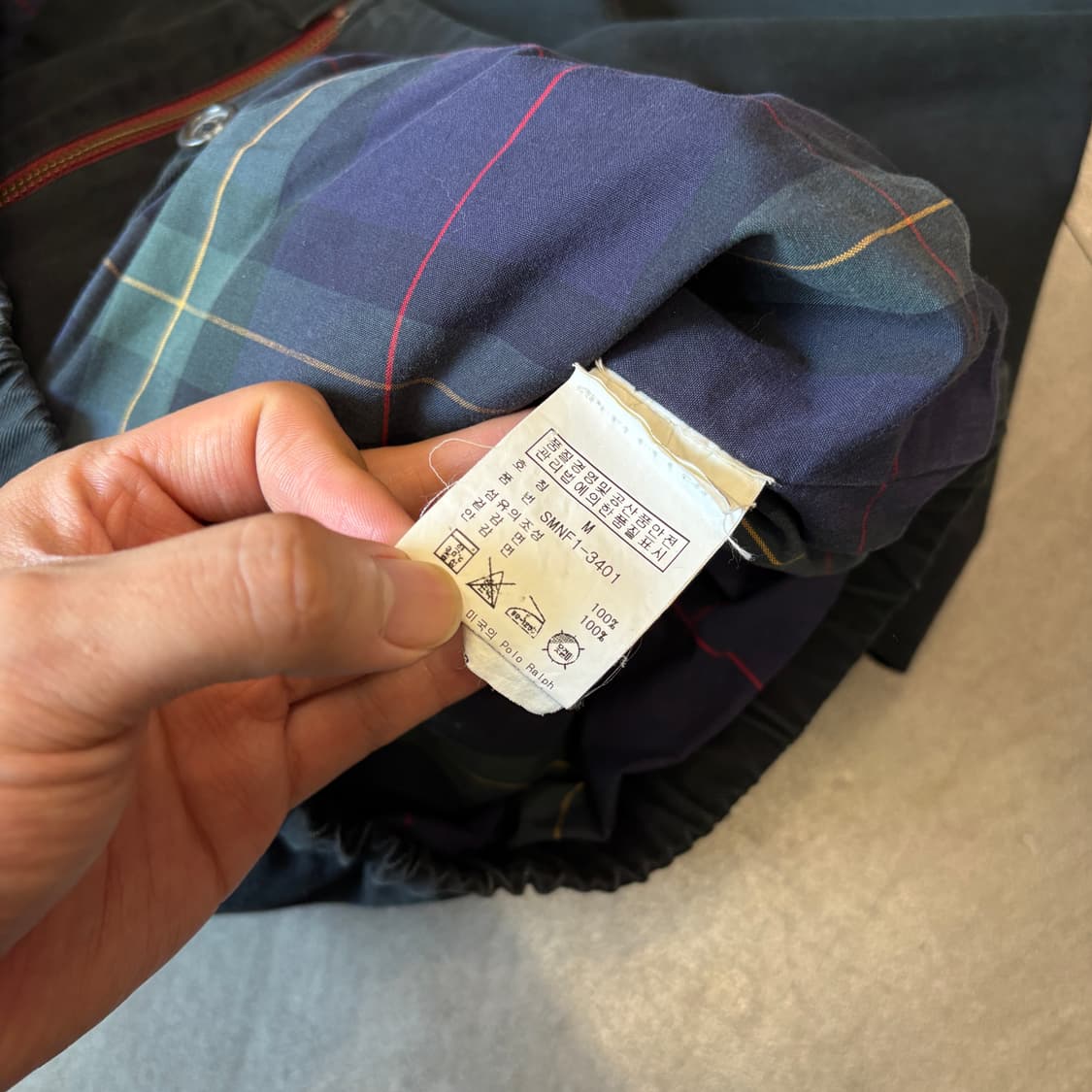 폴로 정품 블랙 스윙톱 자켓 상품이미지9