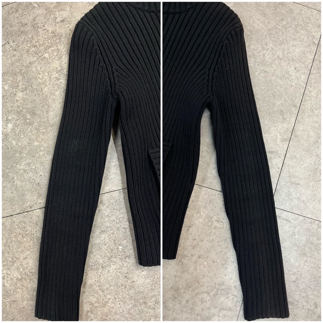 랄프로렌 니트 집업 블랙 XS #csz2956 상품이미지6