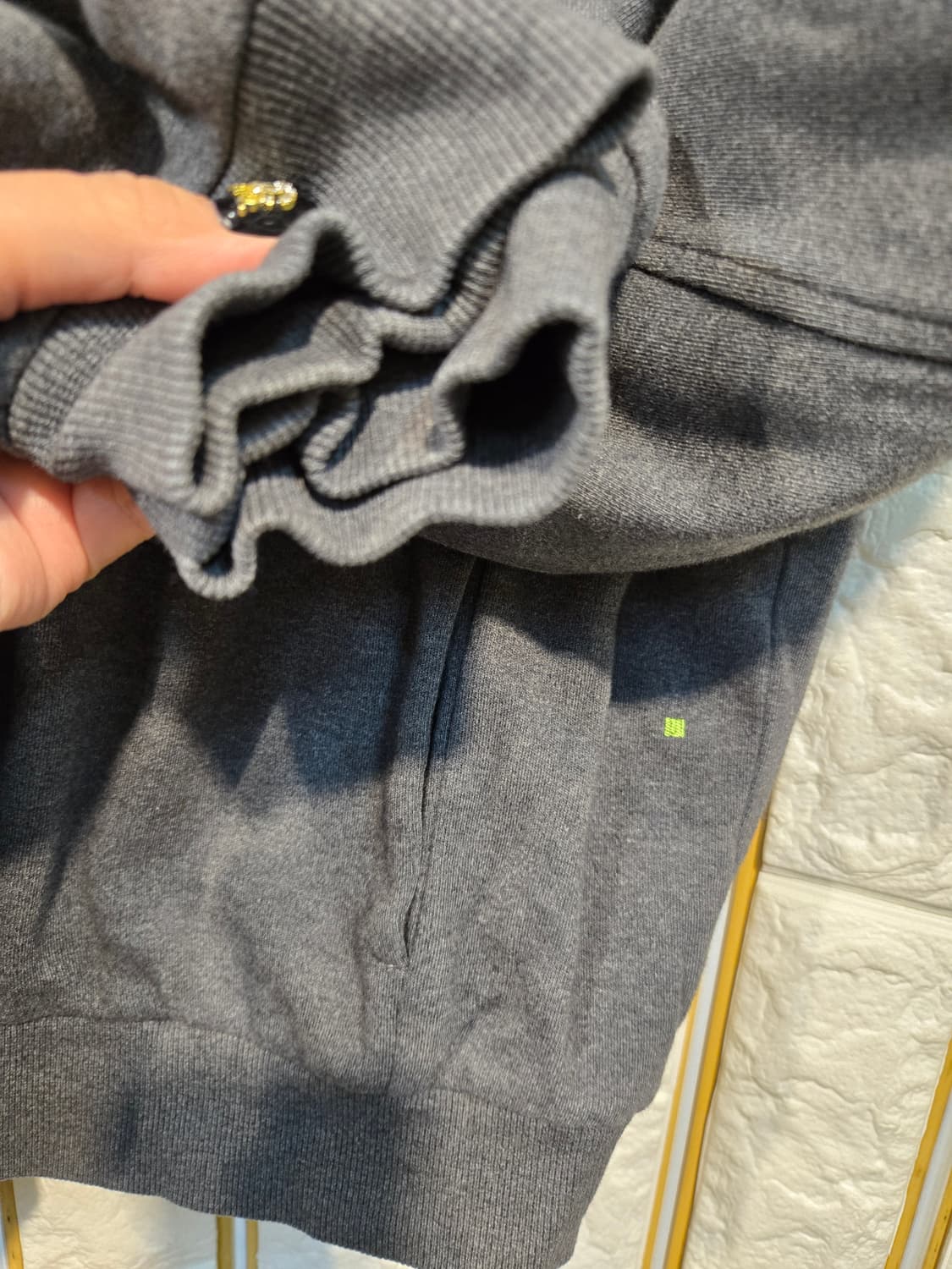 휴고보스 남성 털 후드점퍼 후드집업L-XL 상품이미지5